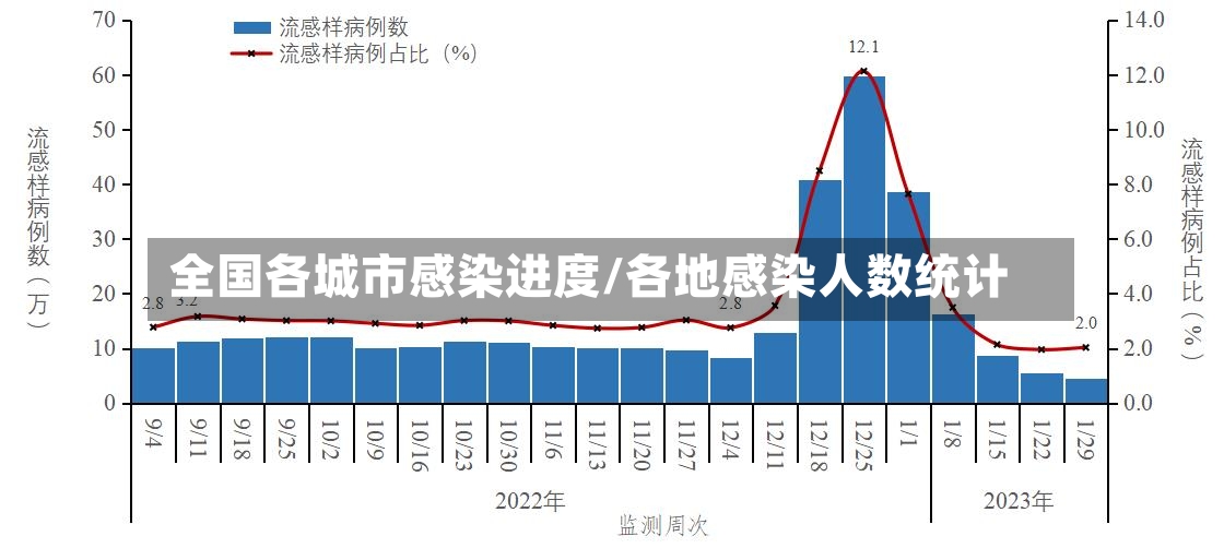 全国各城市感染进度/各地感染人数统计