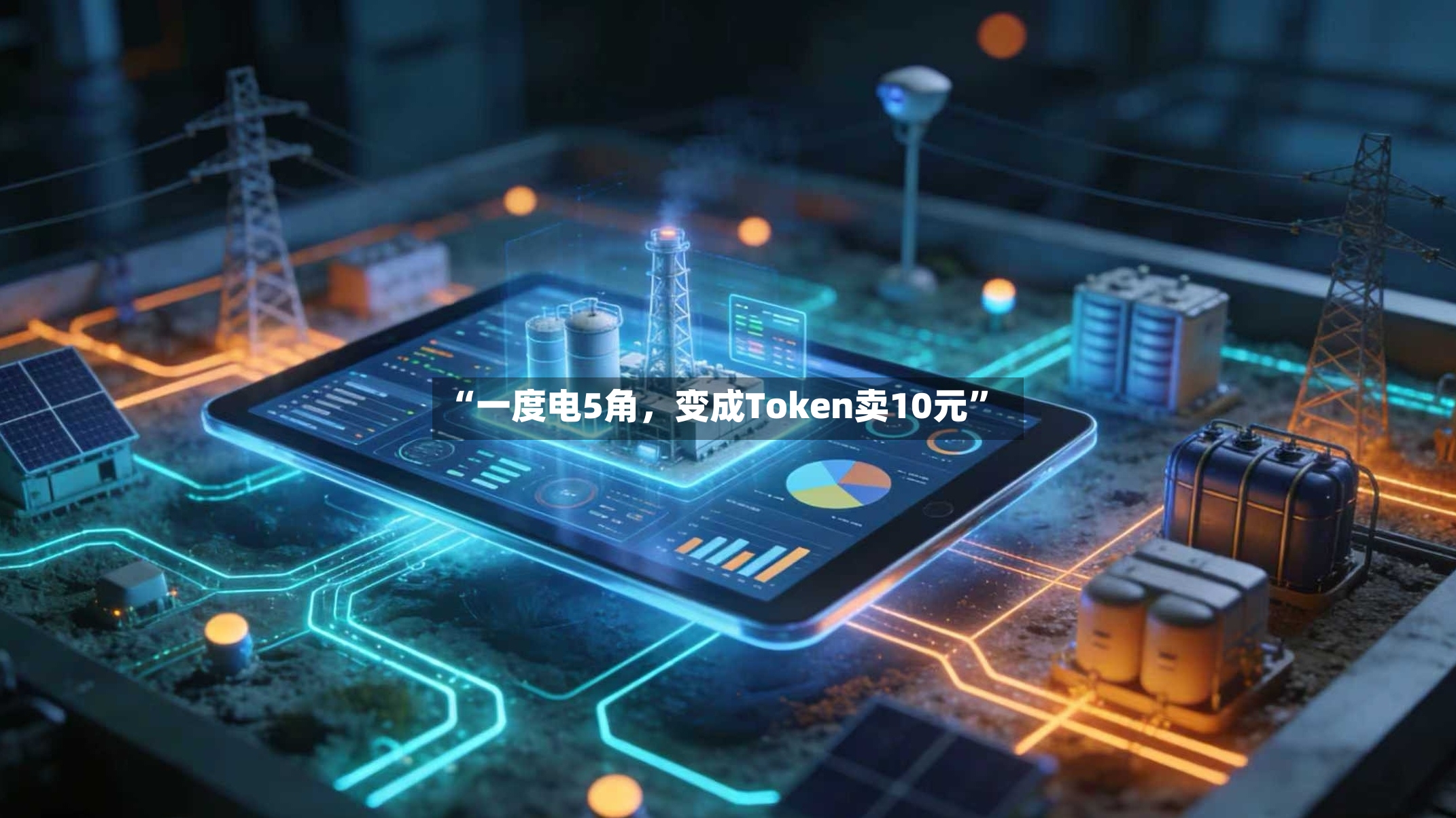 “一度电5角，变成Token卖10元”