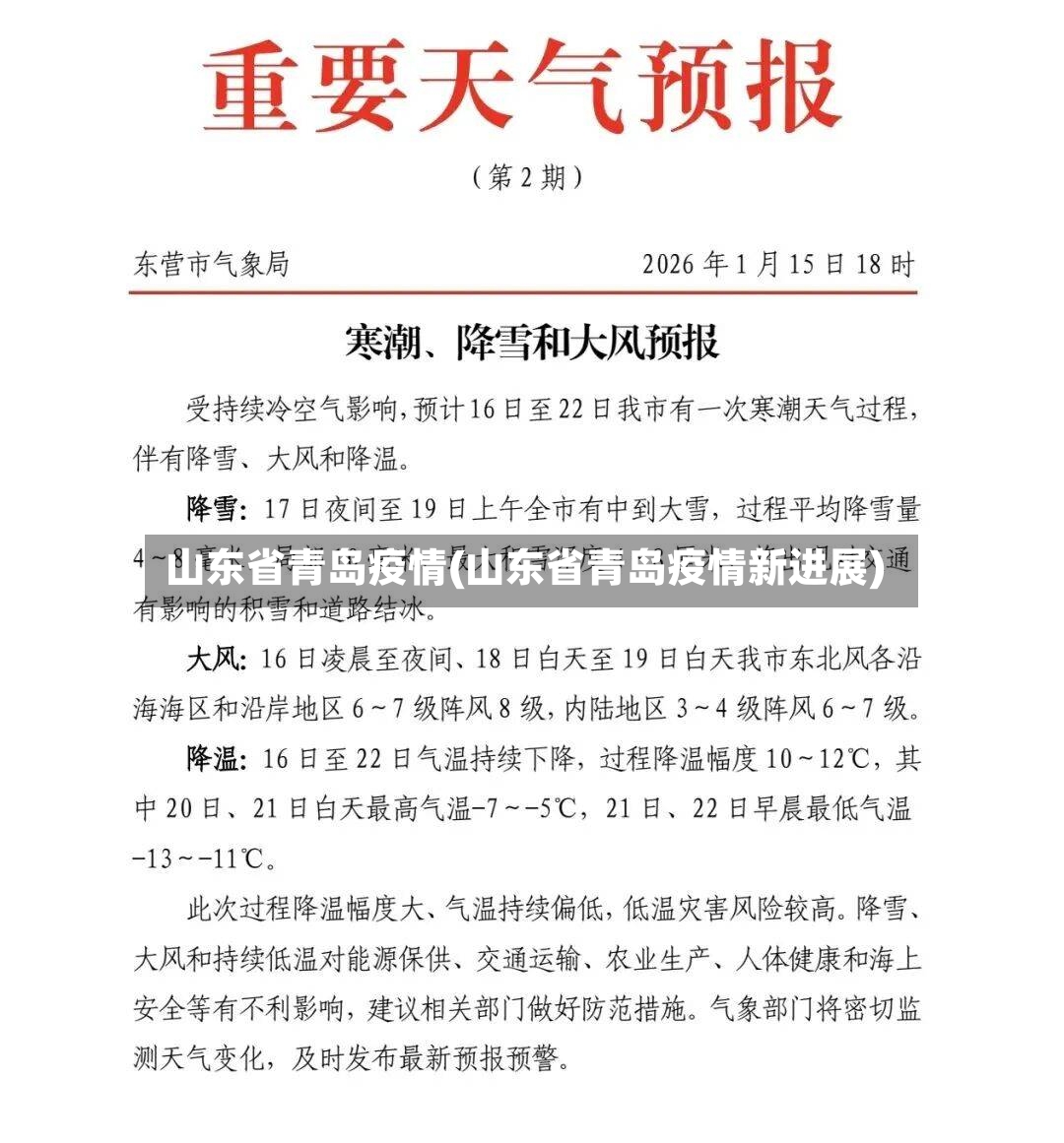 山东省青岛疫情(山东省青岛疫情新进展)-第3张图片