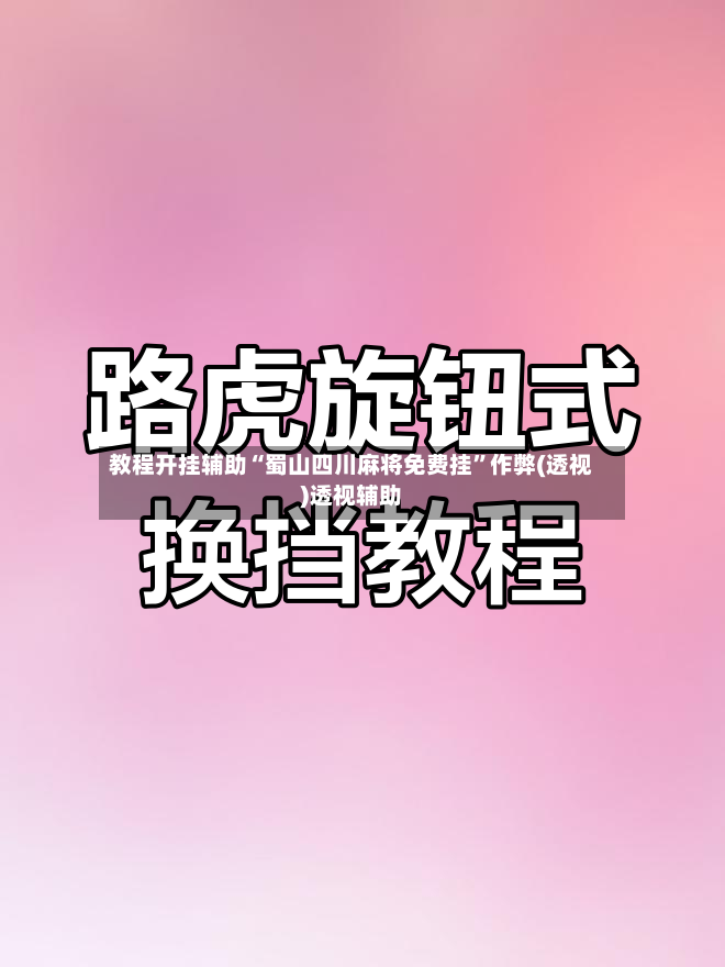 教程开挂辅助“蜀山四川麻将免费挂”作弊(透视)透视辅助-第2张图片