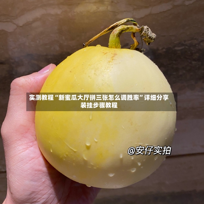 实测教程“新蜜瓜大厅拼三张怎么调胜率”详细分享装挂步骤教程-第2张图片