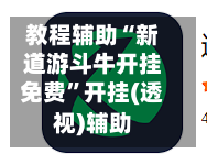 教程辅助“新道游斗牛开挂免费”开挂(透视)辅助-第3张图片