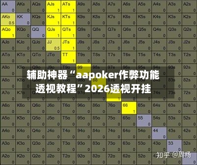 辅助神器“aapoker作弊功能透视教程”2026透视开挂-第2张图片