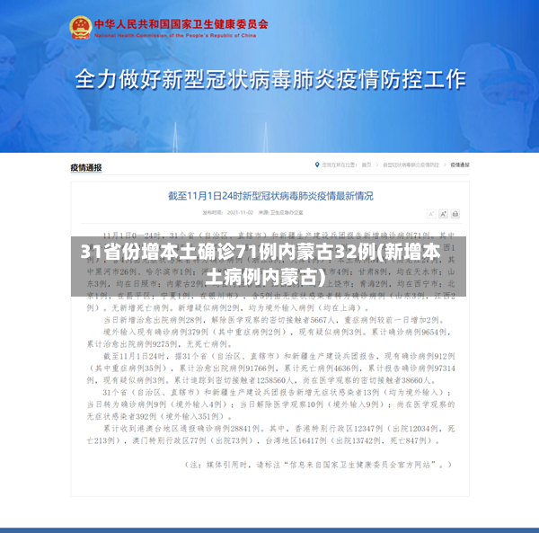 31省份增本土确诊71例内蒙古32例(新增本土病例内蒙古)-第3张图片