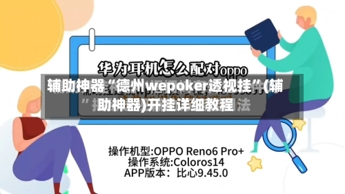 辅助神器“德州wepoker透视挂”(辅助神器)开挂详细教程-第2张图片