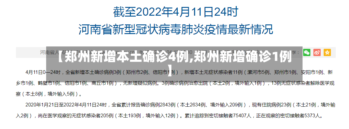 【郑州新增本土确诊4例,郑州新增确诊1例】-第2张图片