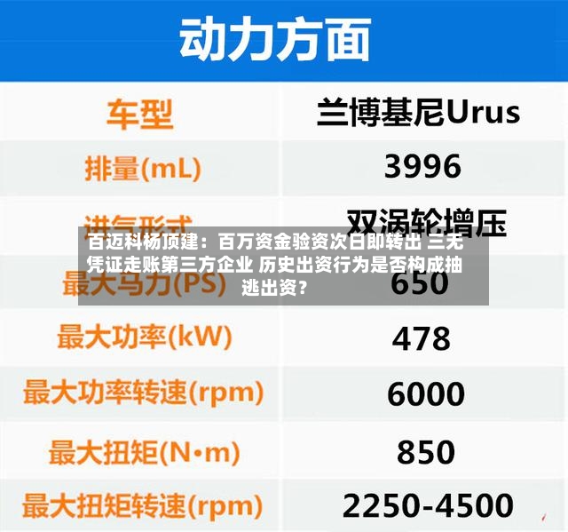 百迈科杨顶建：百万资金验资次日即转出 三无凭证走账第三方企业 历史出资行为是否构成抽逃出资？-第2张图片