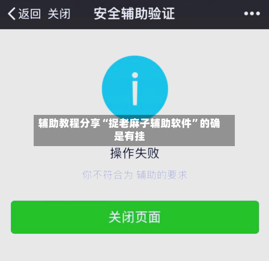 辅助教程分享“捉老麻子辅助软件”的确是有挂-第2张图片