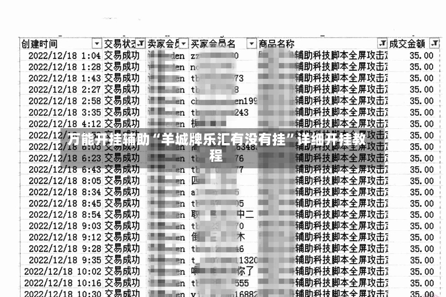 万能开挂辅助“羊城牌乐汇有没有挂”详细开挂教程-第3张图片