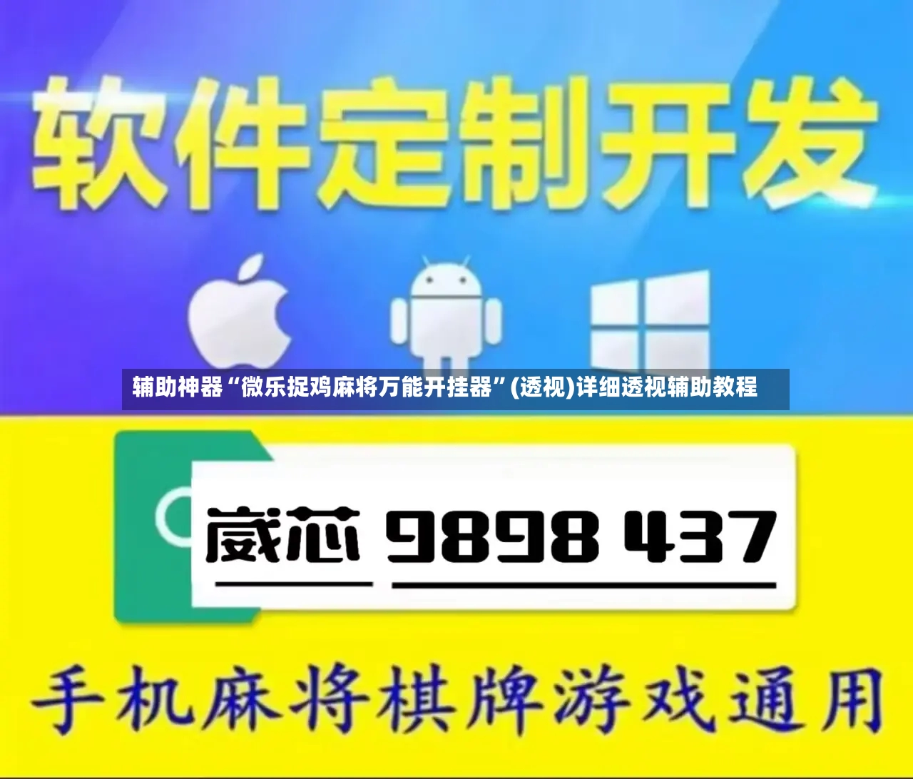辅助神器“微乐捉鸡麻将万能开挂器”(透视)详细透视辅助教程-第2张图片