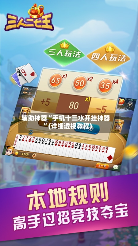 辅助神器“手机十三水开挂神器”(详细透视教程)