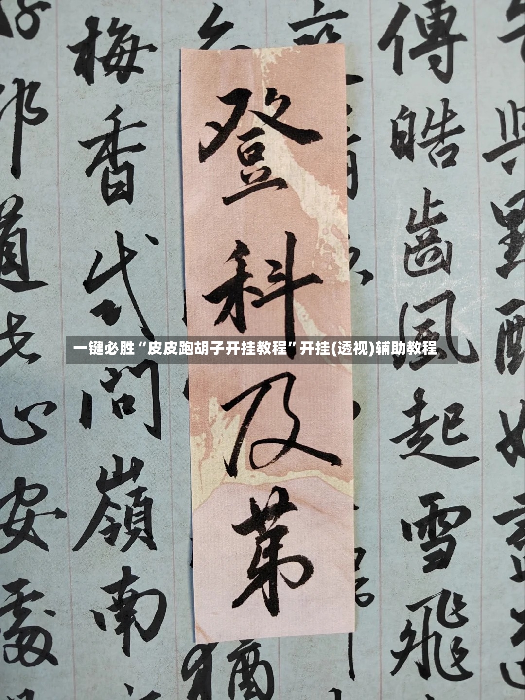 一键必胜“皮皮跑胡子开挂教程”开挂(透视)辅助教程-第2张图片