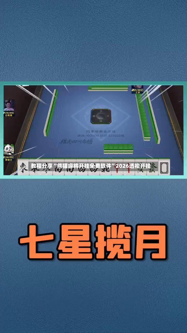 教程分享“熊猫麻将开挂免费软件”2026透视开挂-第3张图片