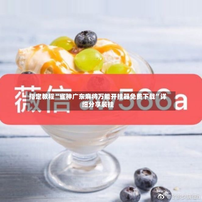 指定教程“雀神广东麻将万能开挂器免费下载”详细分享装挂-第3张图片