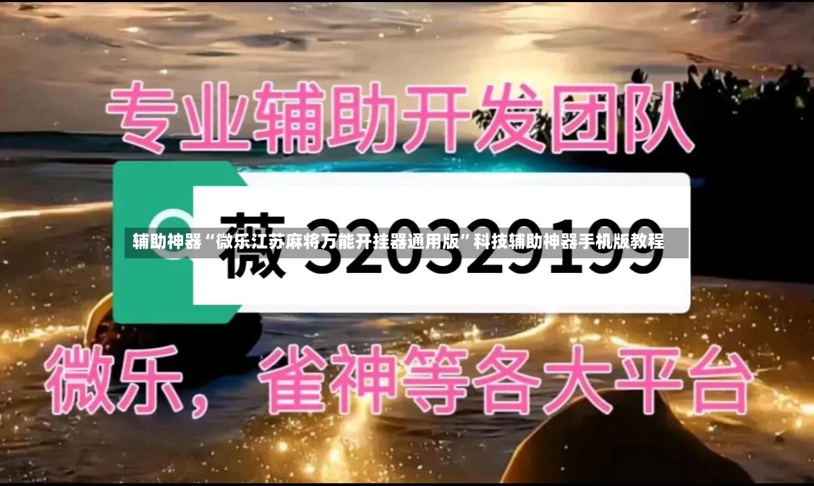 辅助神器“微乐江苏麻将万能开挂器通用版”科技辅助神器手机版教程-第2张图片