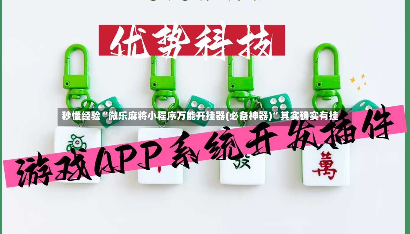 秒懂经验“微乐麻将小程序万能开挂器(必备神器)	”其实确实有挂-第3张图片