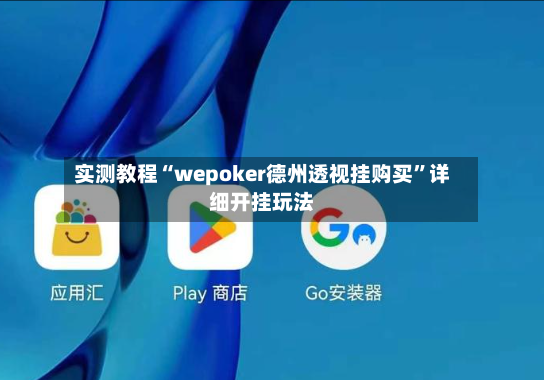 实测教程“wepoker德州透视挂购买	”详细开挂玩法-第3张图片