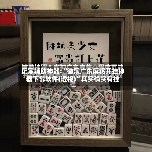 玩家辅助神器:“微乐广东麻将开挂神器下载软件(透视)”其实确实有挂