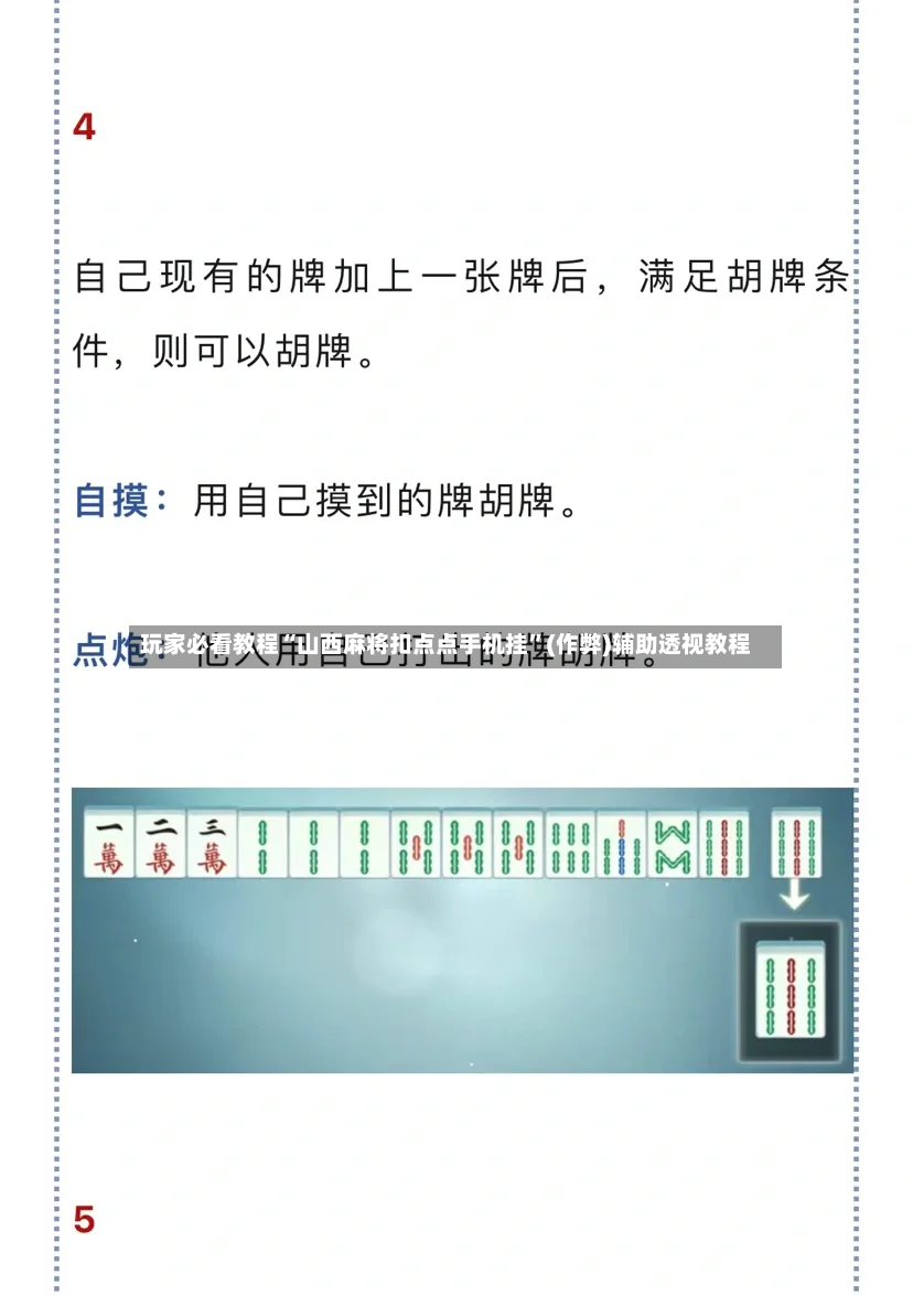 玩家必看教程“山西麻将扣点点手机挂”(作弊)辅助透视教程-第2张图片