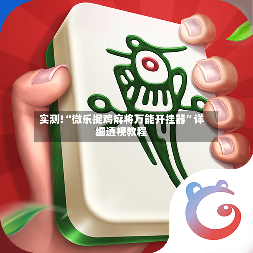 实测!“微乐捉鸡麻将万能开挂器”详细透视教程-第2张图片