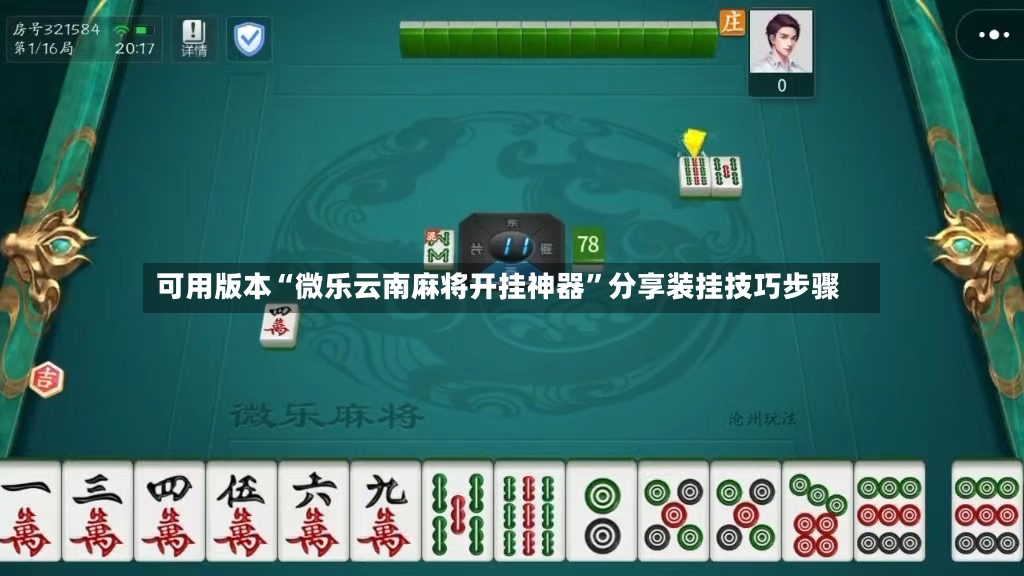 可用版本“微乐云南麻将开挂神器”分享装挂技巧步骤-第3张图片