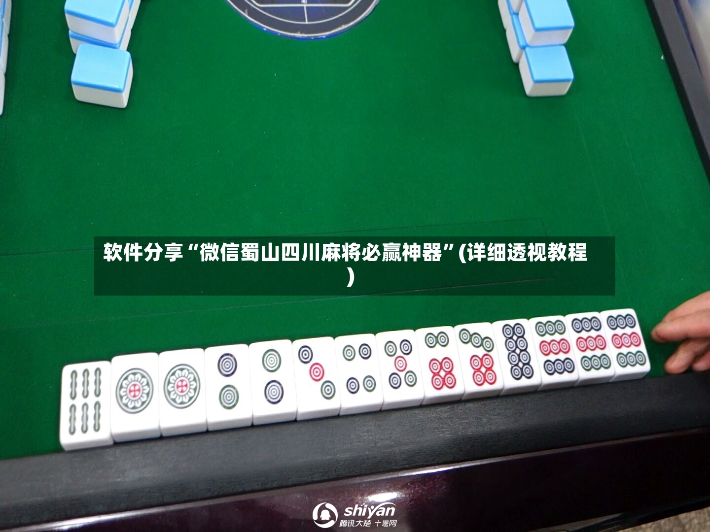 软件分享“微信蜀山四川麻将必赢神器”(详细透视教程)-第3张图片