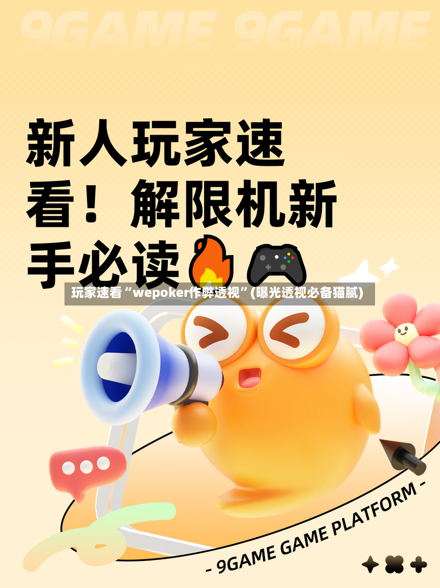 玩家速看“wepoker作弊透视”(曝光透视必备猫腻)-第3张图片