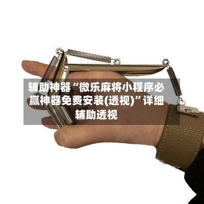 辅助神器“微乐麻将小程序必赢神器免费安装(透视)	”详细辅助透视-第2张图片