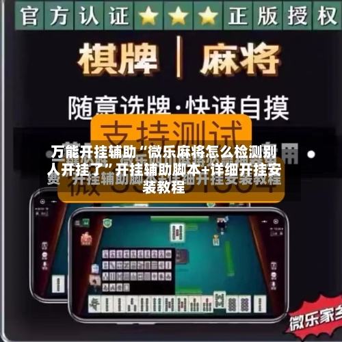 万能开挂辅助“微乐麻将怎么检测别人开挂了”开挂辅助脚本+详细开挂安装教程-第2张图片
