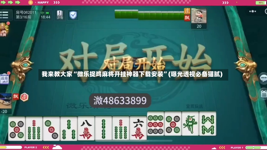 我来教大家“微乐捉鸡麻将开挂神器下载安装”(曝光透视必备猫腻)