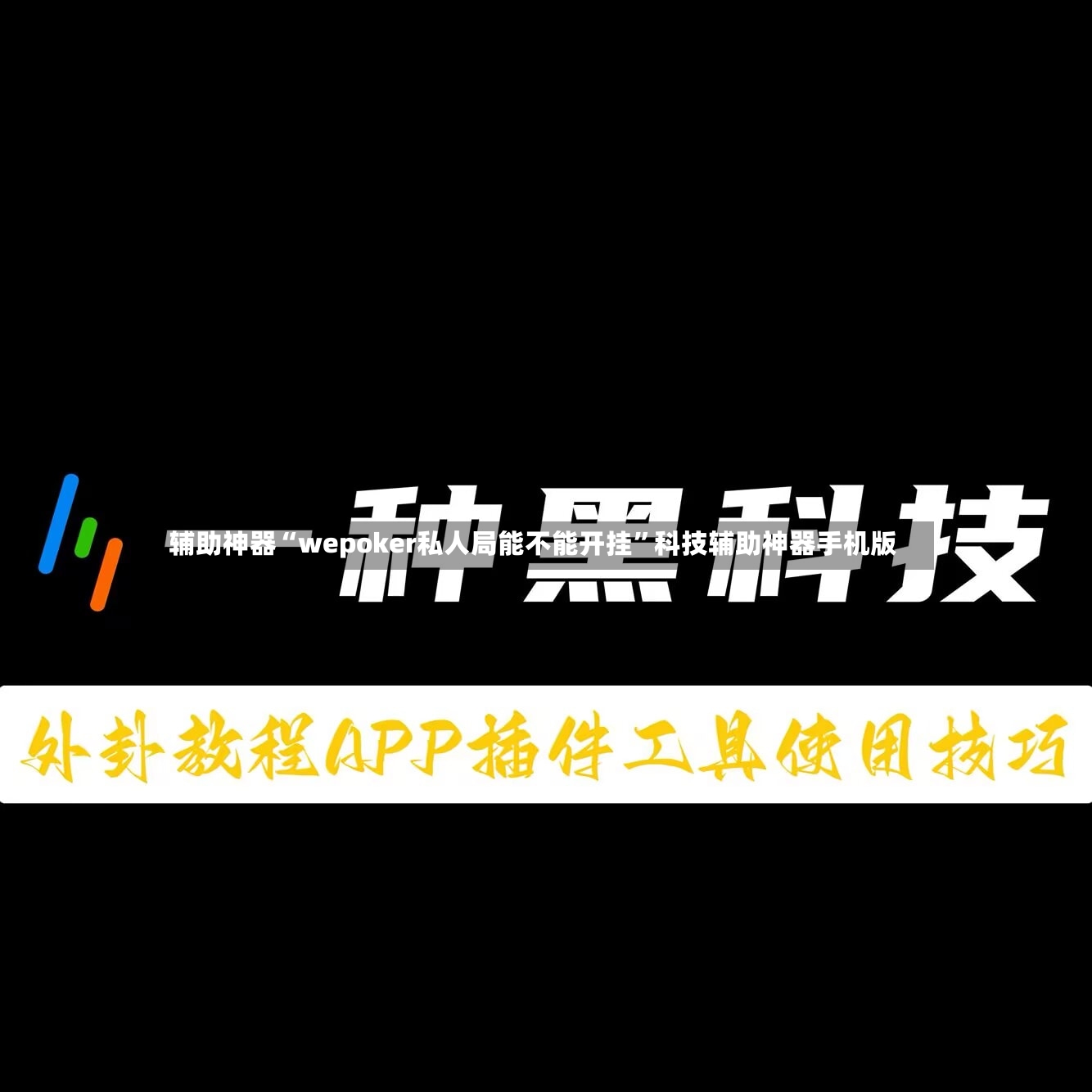 辅助神器“wepoker私人局能不能开挂”科技辅助神器手机版-第2张图片