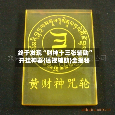终于发现“财神十三张辅助	”开挂神器{透视辅助}全揭秘-第2张图片