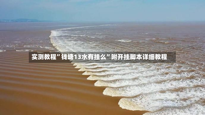 实测教程”钱塘13水有挂么”附开挂脚本详细教程