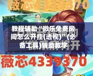 教程辅助“微乐免费房间怎么开挂(透视)”(必备工具)辅助教学