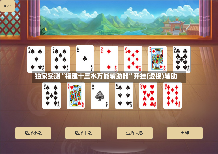 独家实测“福建十三水万能辅助器”开挂(透视)辅助-第2张图片