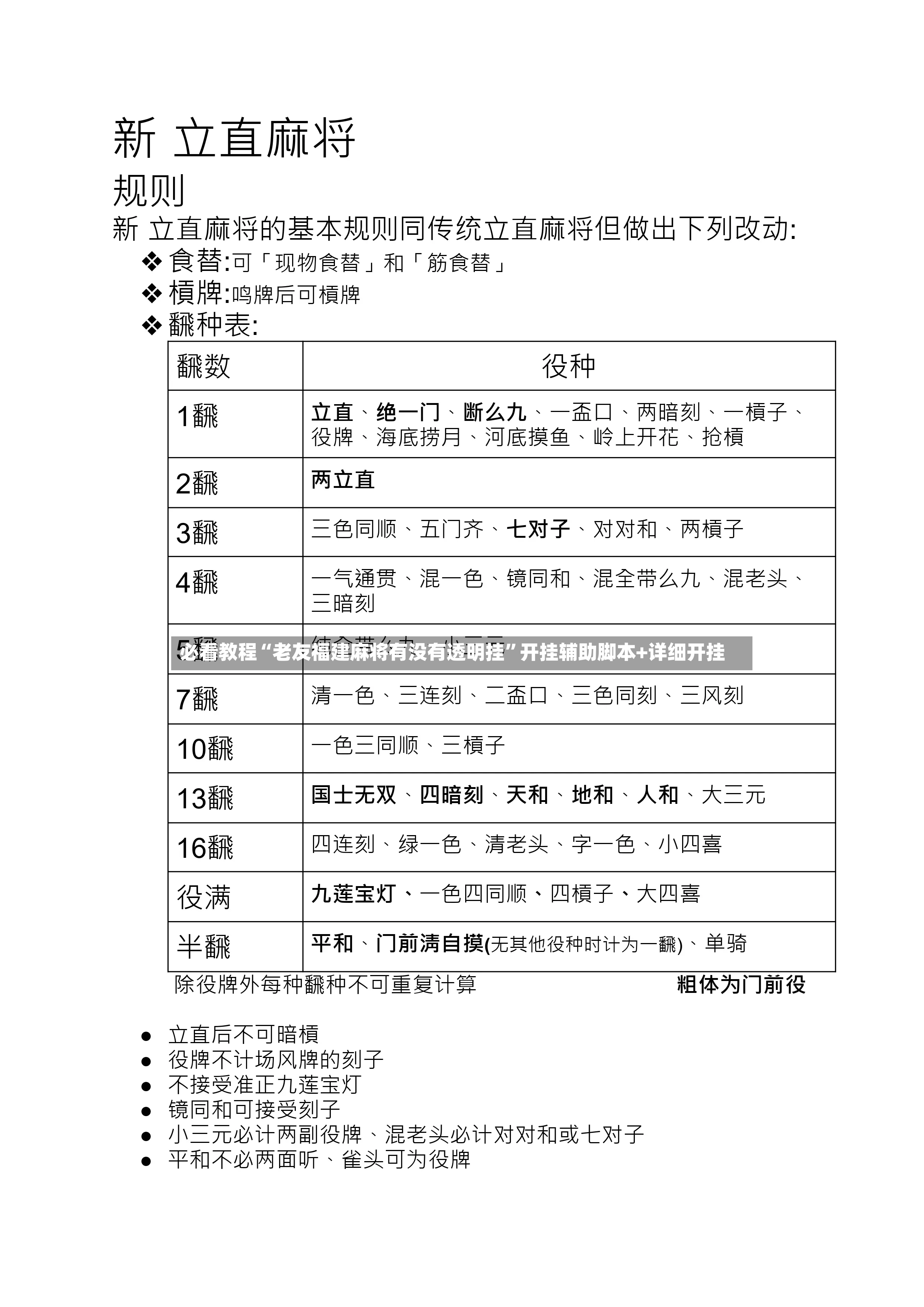 必看教程“老友福建麻将有没有透明挂”开挂辅助脚本+详细开挂