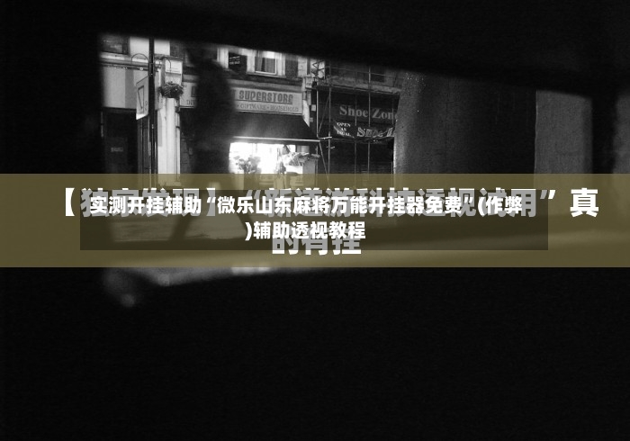实测开挂辅助“微乐山东麻将万能开挂器免费”(作弊)辅助透视教程