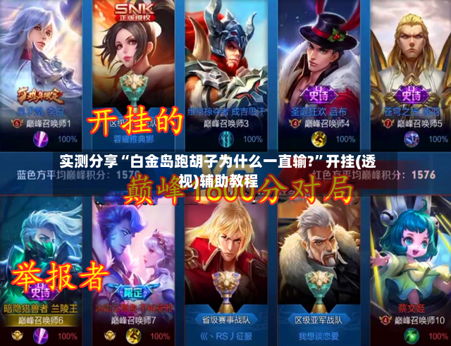 实测分享“白金岛跑胡子为什么一直输?”开挂(透视)辅助教程-第2张图片