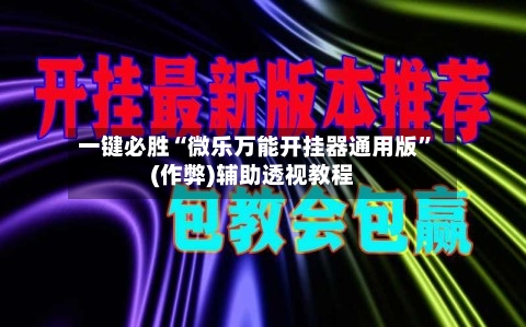 一键必胜“微乐万能开挂器通用版”(作弊)辅助透视教程-第2张图片