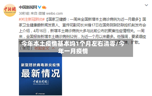 今年本土疫情基本均1个月左右清零/今年一月疫情-第2张图片