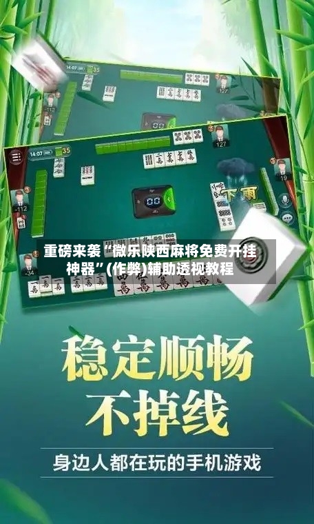 重磅来袭“微乐陕西麻将免费开挂神器”(作弊)辅助透视教程-第2张图片
