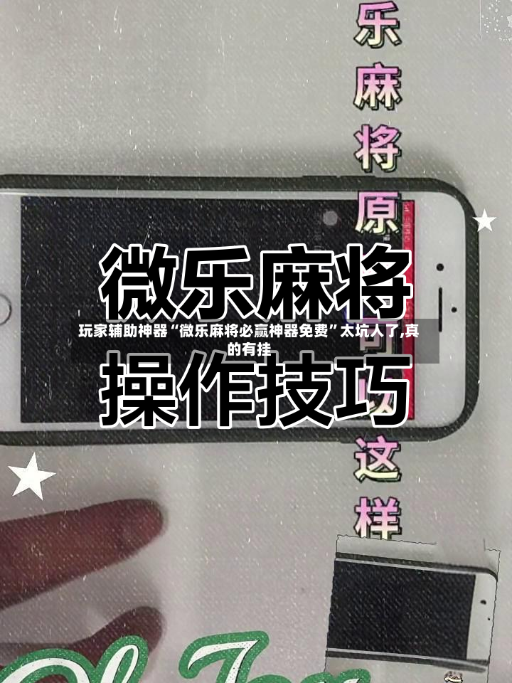玩家辅助神器“微乐麻将必赢神器免费	”太坑人了,真的有挂-第2张图片