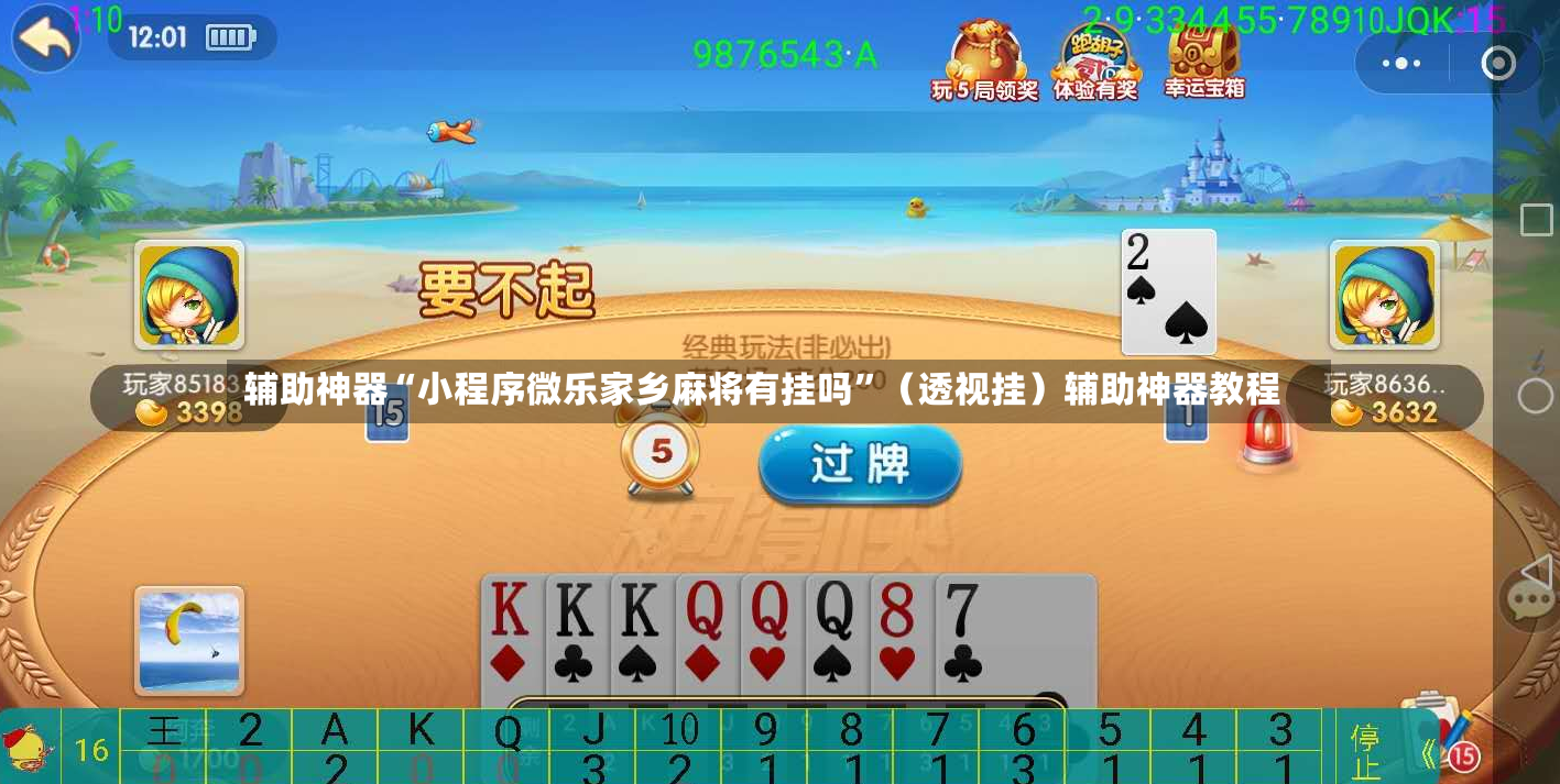辅助神器“小程序微乐家乡麻将有挂吗”（透视挂）辅助神器教程