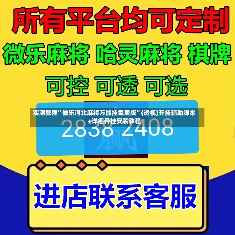 实测教程”微乐河北麻将万能挂免费版”(透视)开挂辅助脚本+详细开挂安装教程