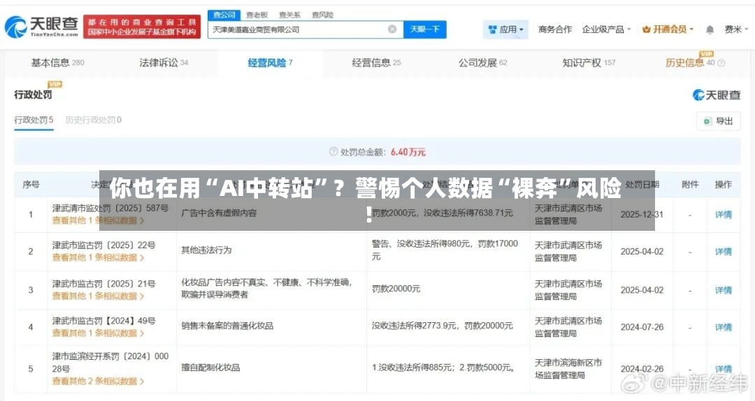 你也在用“AI中转站”？警惕个人数据“裸奔	”风险！-第2张图片