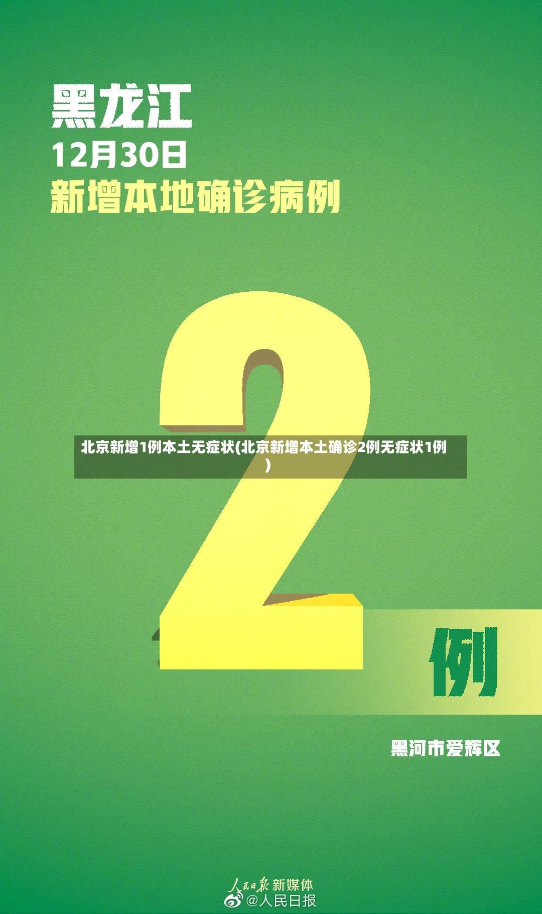 北京新增1例本土无症状(北京新增本土确诊2例无症状1例)-第2张图片