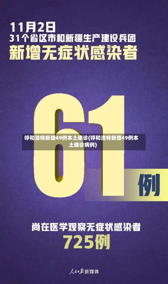 呼和浩特新增49例本土确诊(呼和浩特新增49例本土确诊病例)
