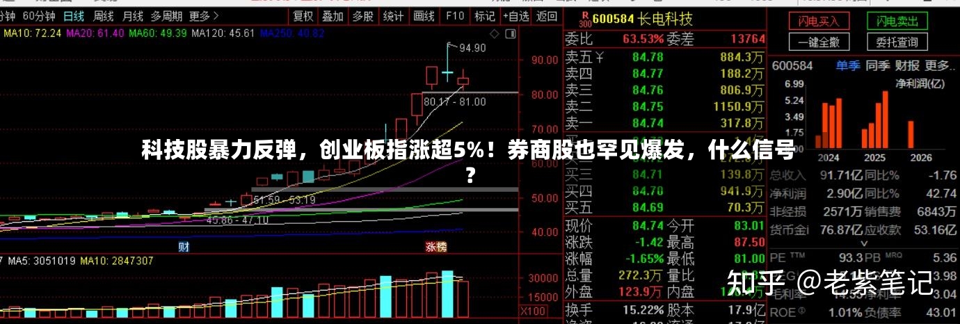 科技股暴力反弹，创业板指涨超5%！券商股也罕见爆发，什么信号？-第3张图片