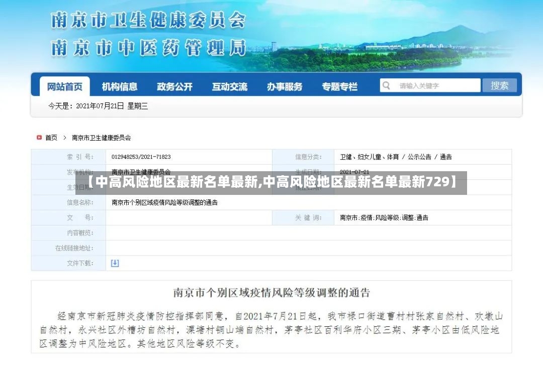 【中高风险地区最新名单最新,中高风险地区最新名单最新729】-第2张图片