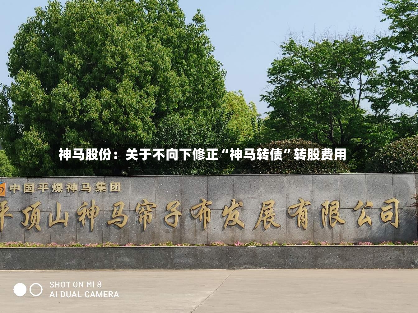 神马股份：关于不向下修正“神马转债”转股费用-第2张图片
